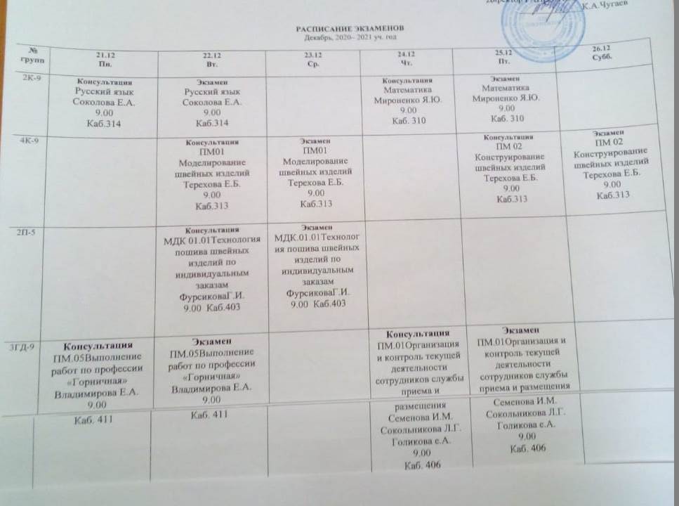 Расписание экзаменов картинка